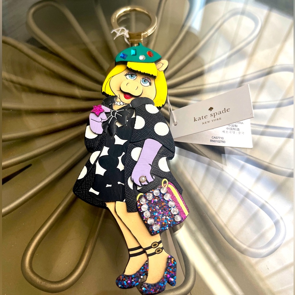 Kate Spade Miss Piggy Keychain